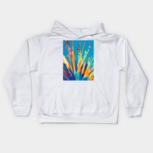 Oxytocin crystals, light micrograph (C011/0500) Kids Hoodie